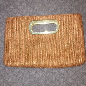 Straw Wicker Clutch